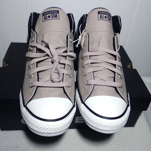 Converse CTAS High Street Mid Top Shoes Papyrus Black A14294C Mens Size 11.5 NEW - Picture 8 of 12
